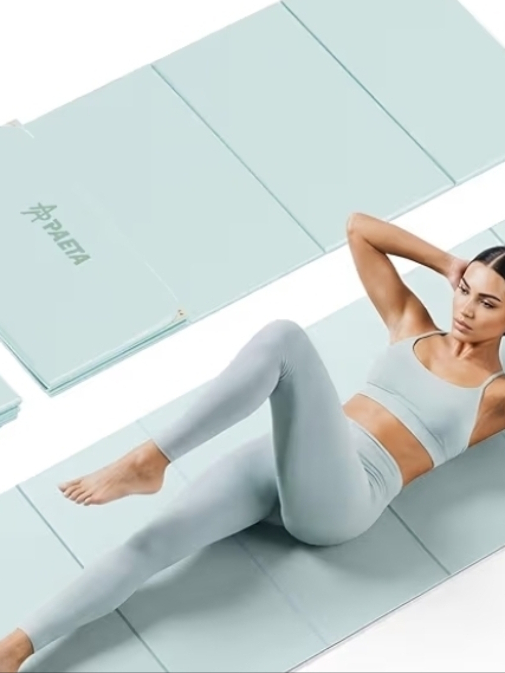 NIB PAETA Foldable Yoga Mat Pilates Workput Full Length